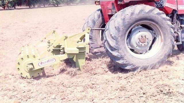 Cultivator with rotovator